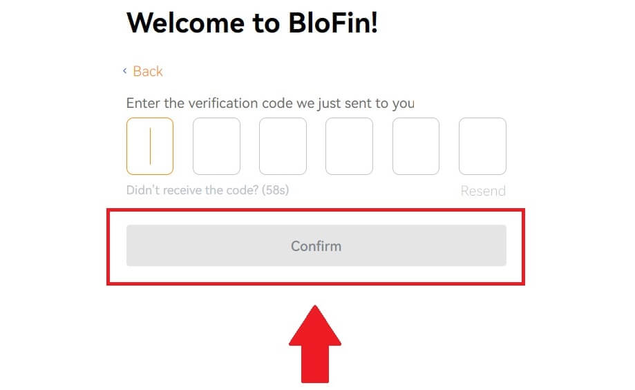 Deposit page of the Blofin crypto exchange, showing USDT and TRC20 network selection.